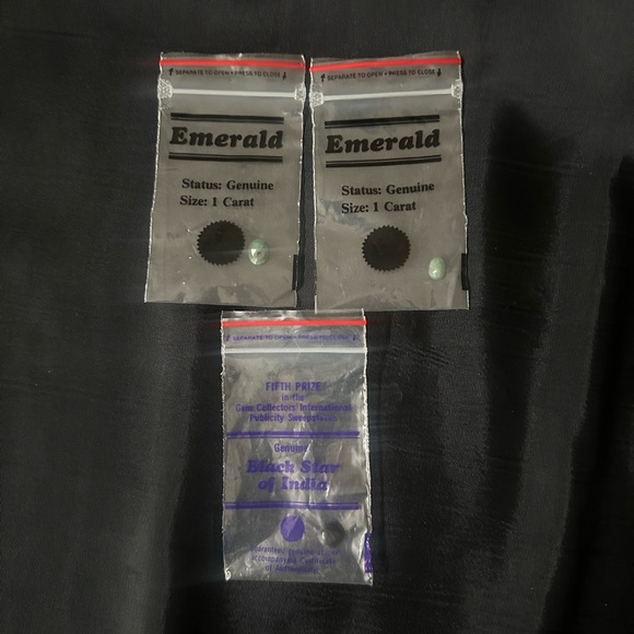 Vintage Publicity Sweepstakes Black Star of India and 2 Emeralds - Picture 9 of 9